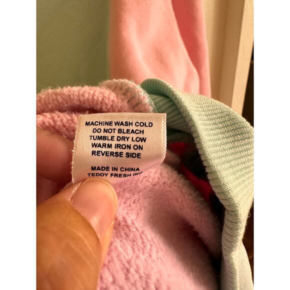 Teddy Fresh Multicolor Sweatshirt Size Medium - Picture 6 of 6